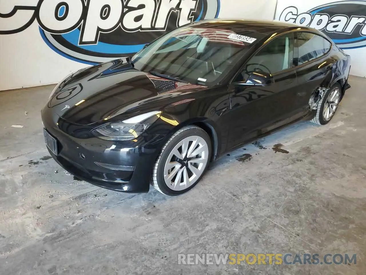 1 Photograph of a damaged car 5YJ3E1EA8PF450755 TESLA MODEL 3 2023