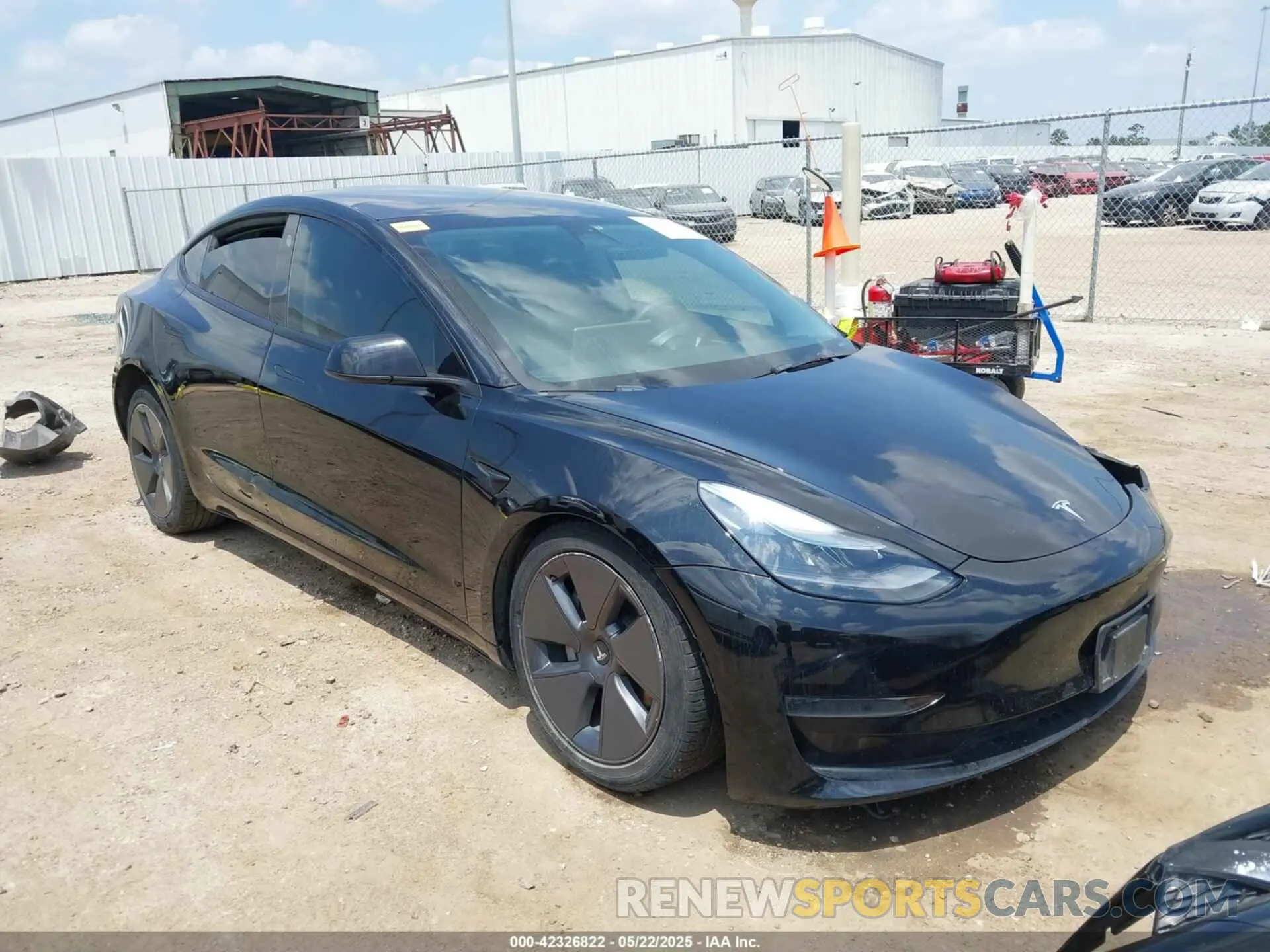 1 Photograph of a damaged car 5YJ3E1EA8PF454210 TESLA MODEL 3 2023