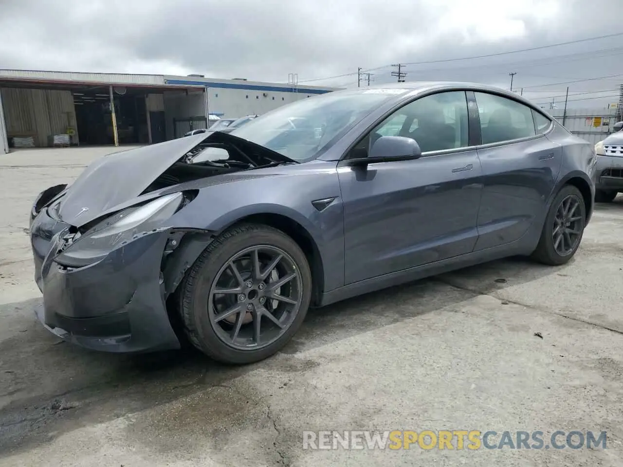 1 Photograph of a damaged car 5YJ3E1EA8PF464493 TESLA MODEL 3 2023