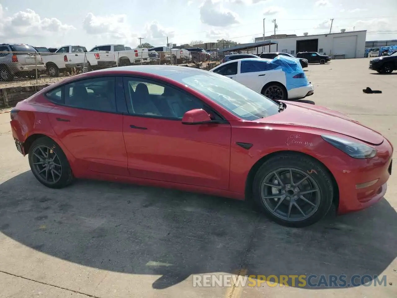 4 Photograph of a damaged car 5YJ3E1EA8PF550225 TESLA MODEL 3 2023