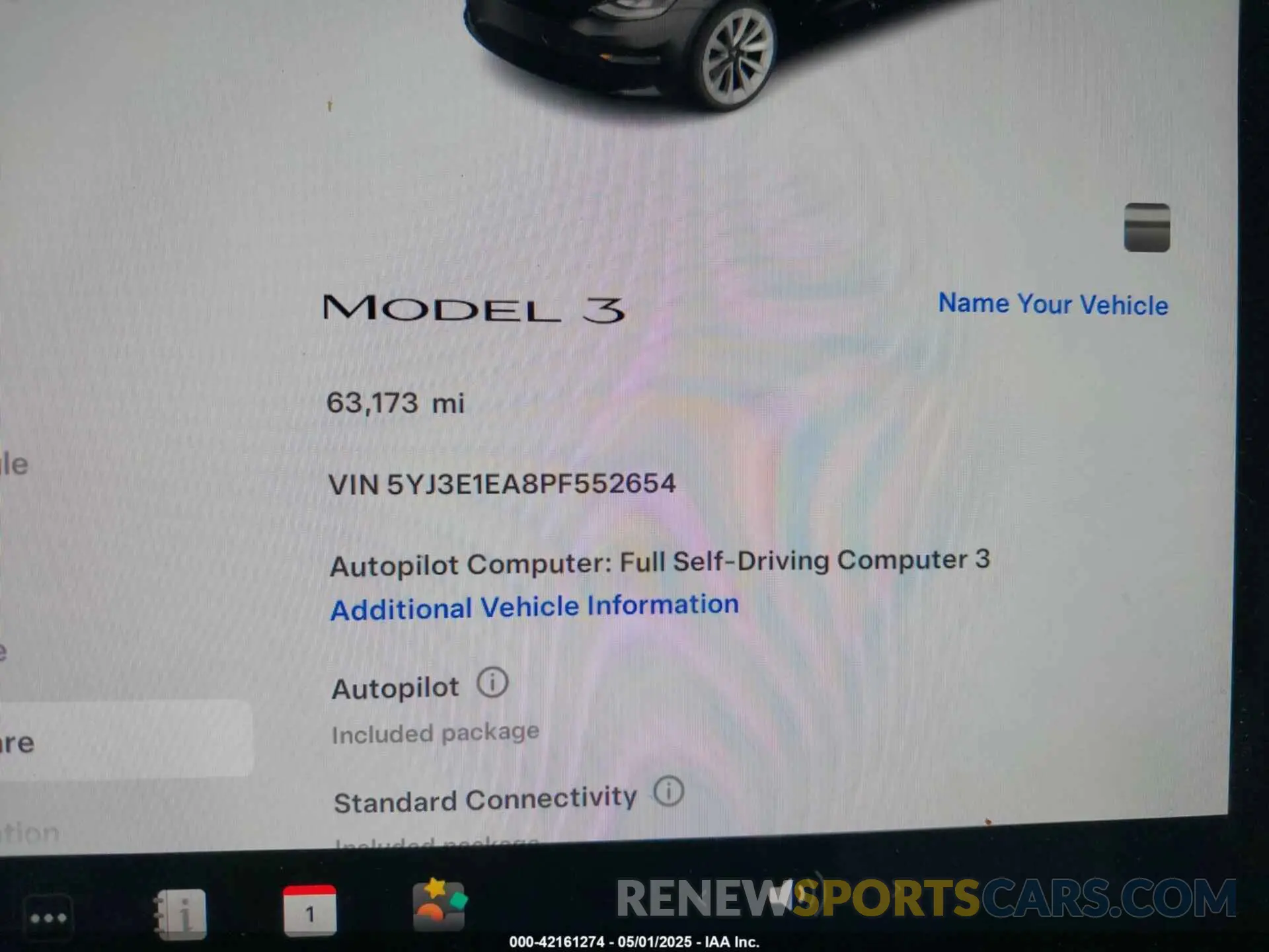 15 Photograph of a damaged car 5YJ3E1EA8PF552654 TESLA MODEL 3 2023