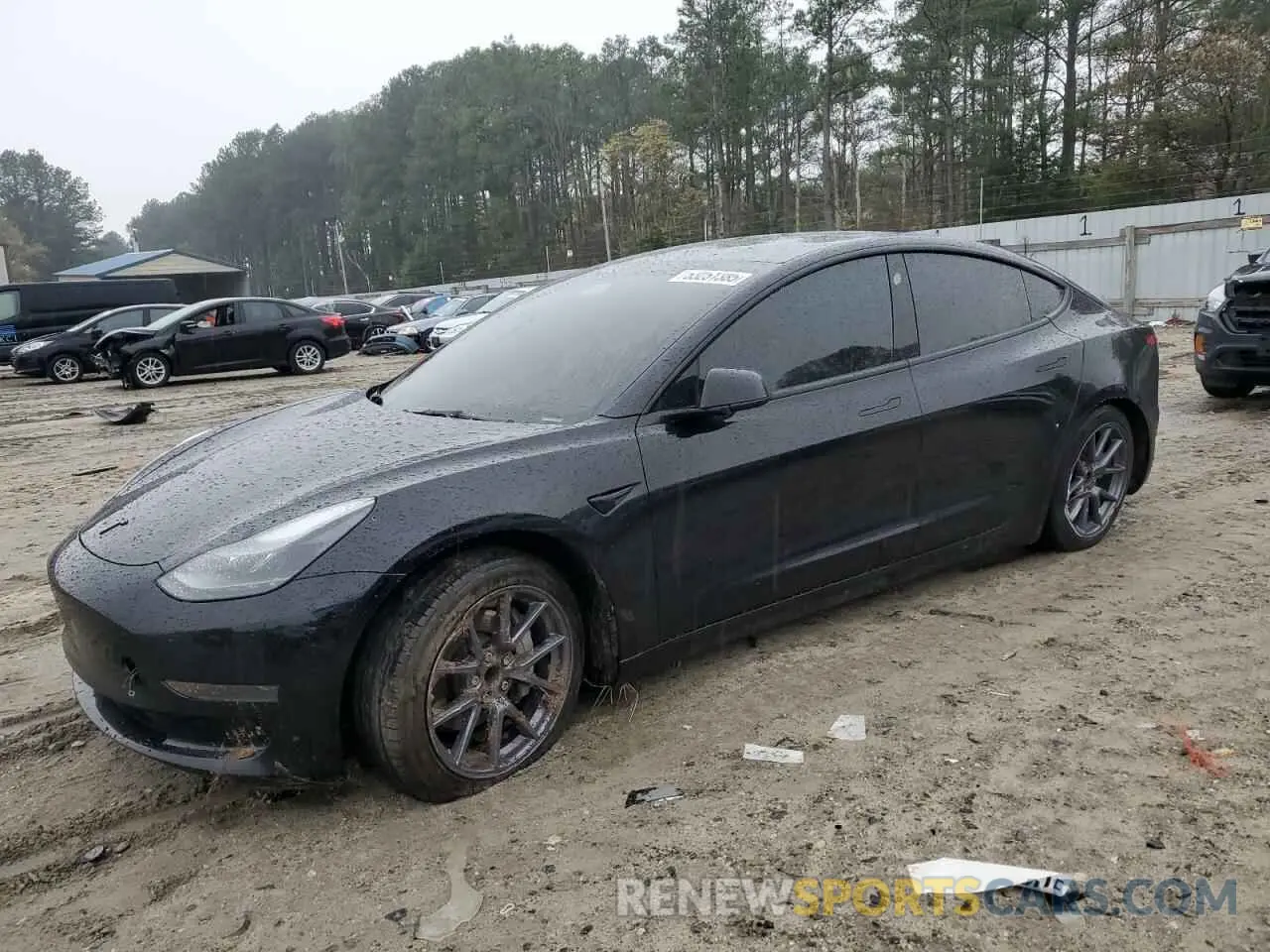 1 Photograph of a damaged car 5YJ3E1EA8PF561466 TESLA MODEL 3 2023