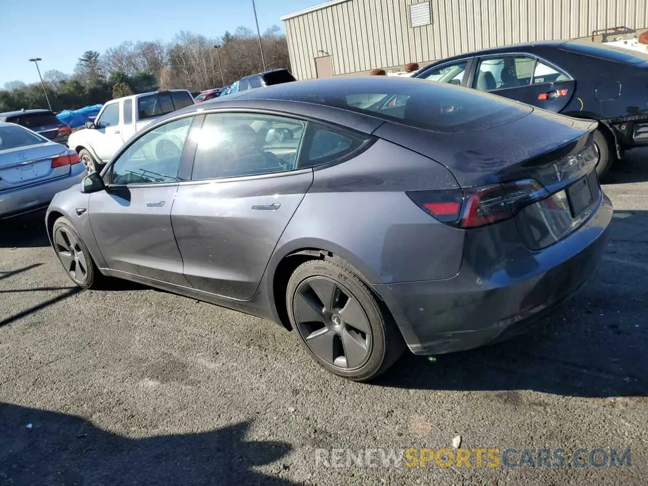 2 Photograph of a damaged car 5YJ3E1EA8PF566229 TESLA MODEL 3 2023