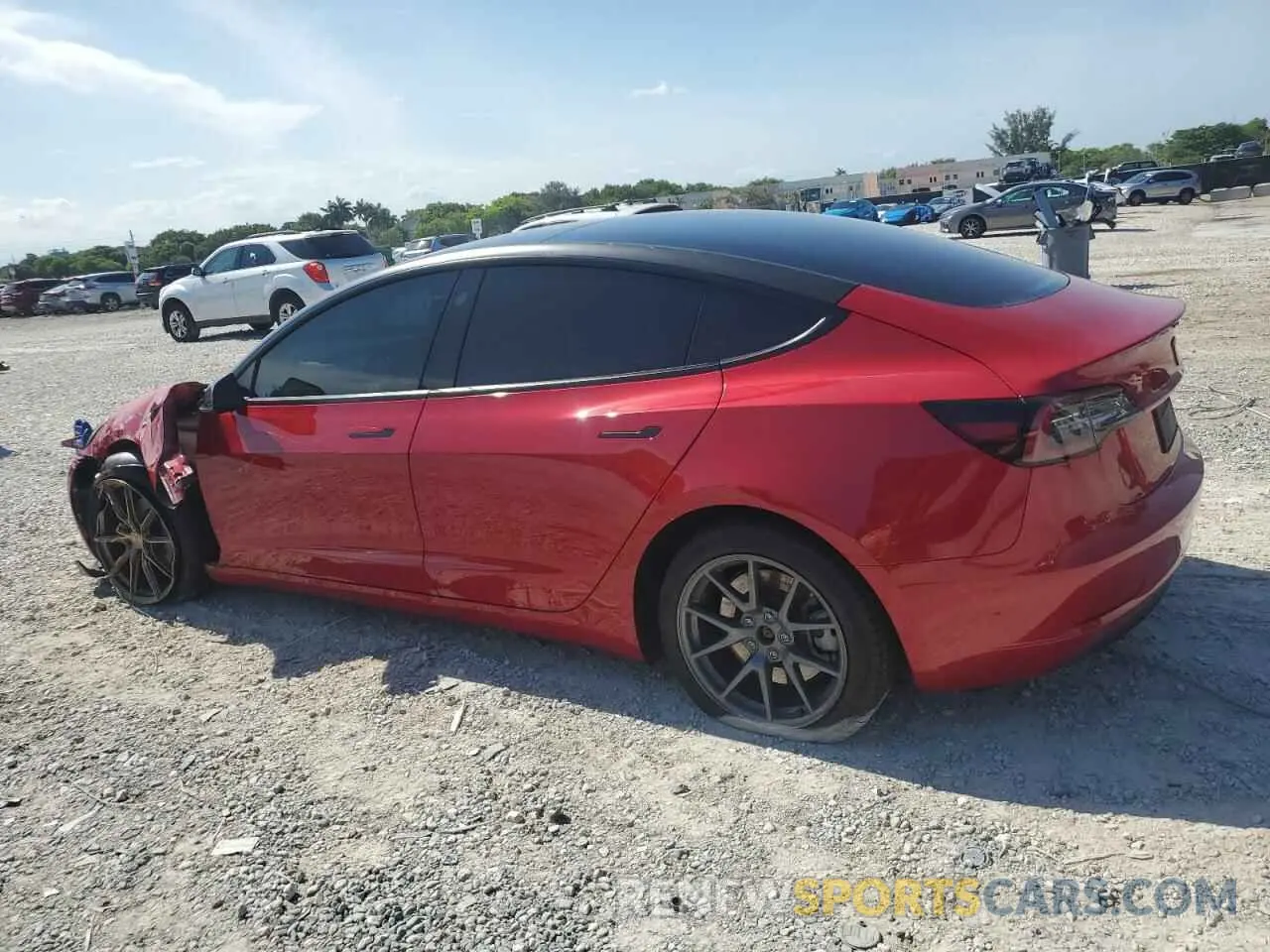 2 Photograph of a damaged car 5YJ3E1EA8PF571897 TESLA MODEL 3 2023