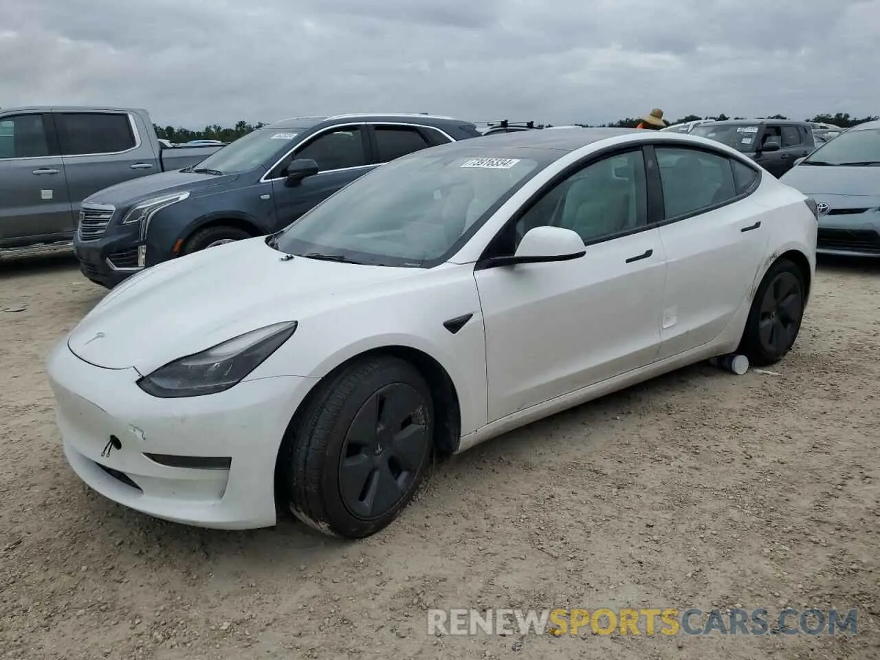 1 Фотография поврежденного автомобиля 5YJ3E1EA8PF590059 TESLA MODEL 3 2023