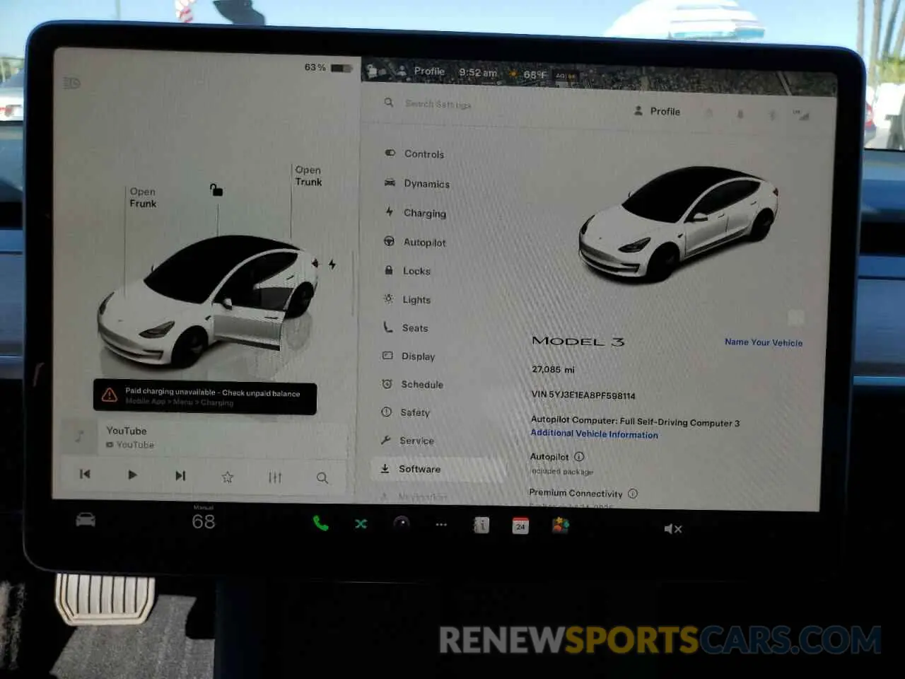 9 Фотография поврежденного автомобиля 5YJ3E1EA8PF598114 TESLA MODEL 3 2023