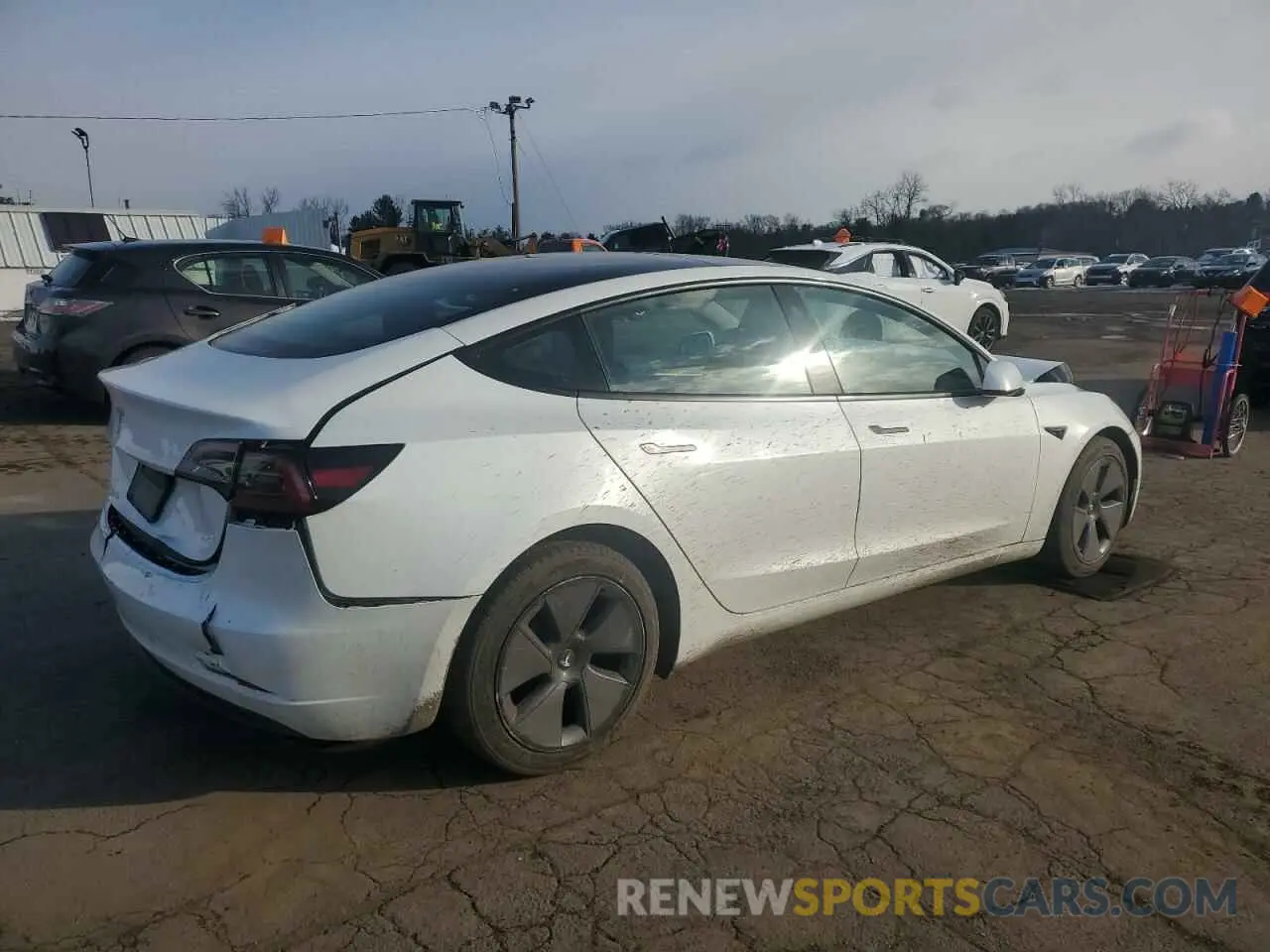 3 Photograph of a damaged car 5YJ3E1EA8PF600458 TESLA MODEL 3 2023