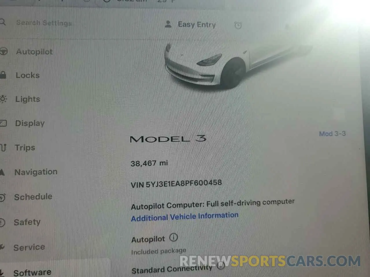 9 Photograph of a damaged car 5YJ3E1EA8PF600458 TESLA MODEL 3 2023