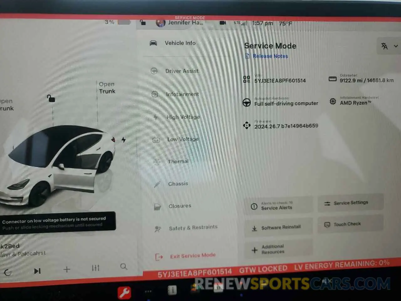 9 Photograph of a damaged car 5YJ3E1EA8PF601514 TESLA MODEL 3 2023