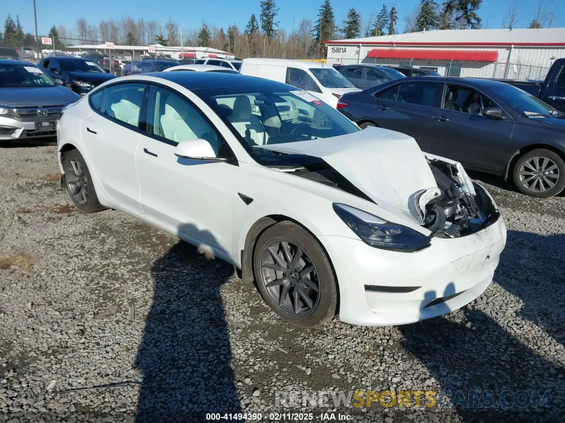 1 Photograph of a damaged car 5YJ3E1EA8PF604722 TESLA MODEL 3 2023
