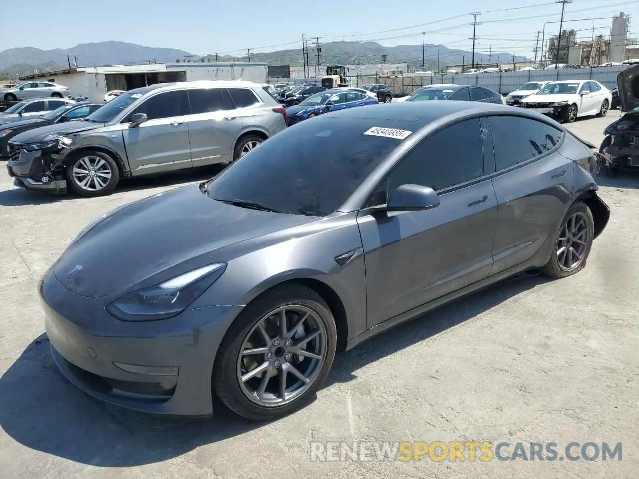 1 Photograph of a damaged car 5YJ3E1EA8PF616210 TESLA MODEL 3 2023