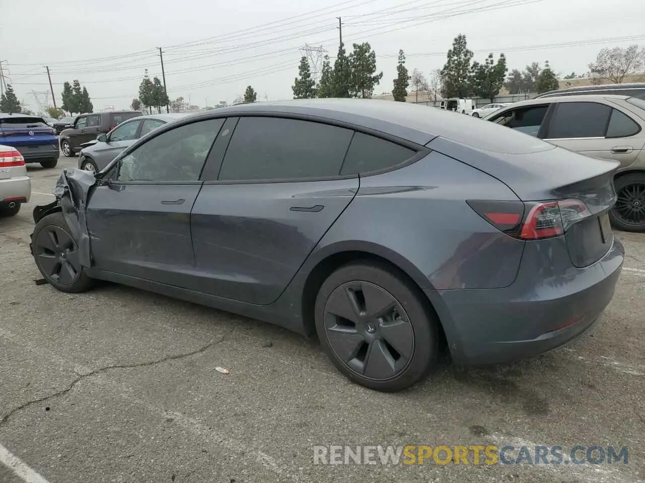 2 Photograph of a damaged car 5YJ3E1EA8PF620032 TESLA MODEL 3 2023