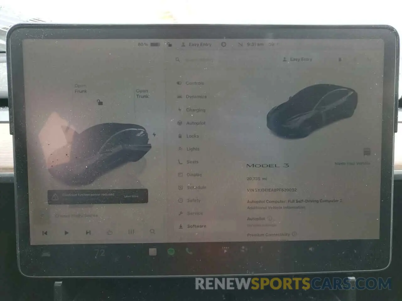 9 Photograph of a damaged car 5YJ3E1EA8PF620032 TESLA MODEL 3 2023