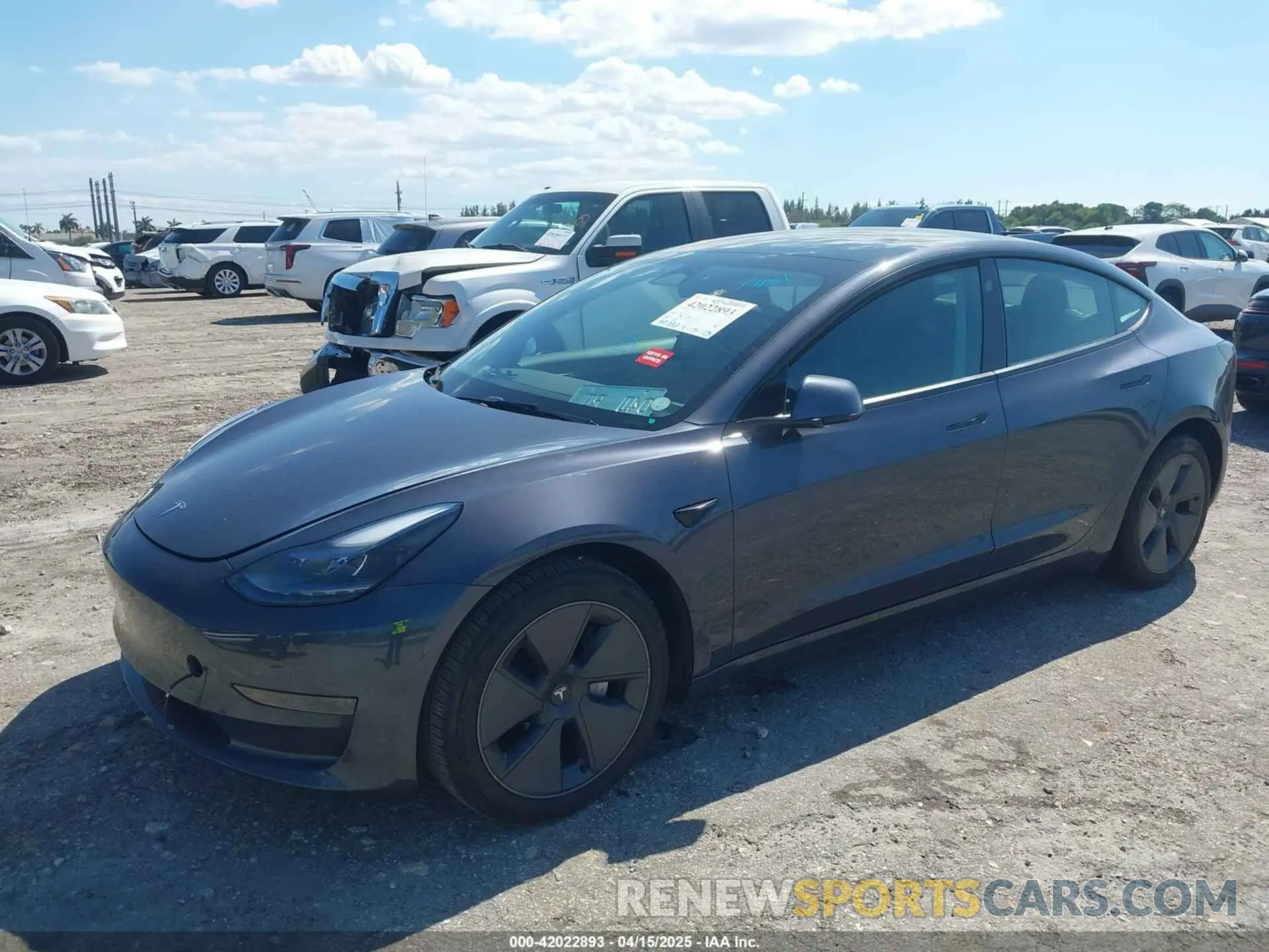 2 Photograph of a damaged car 5YJ3E1EA8PF626235 TESLA MODEL 3 2023