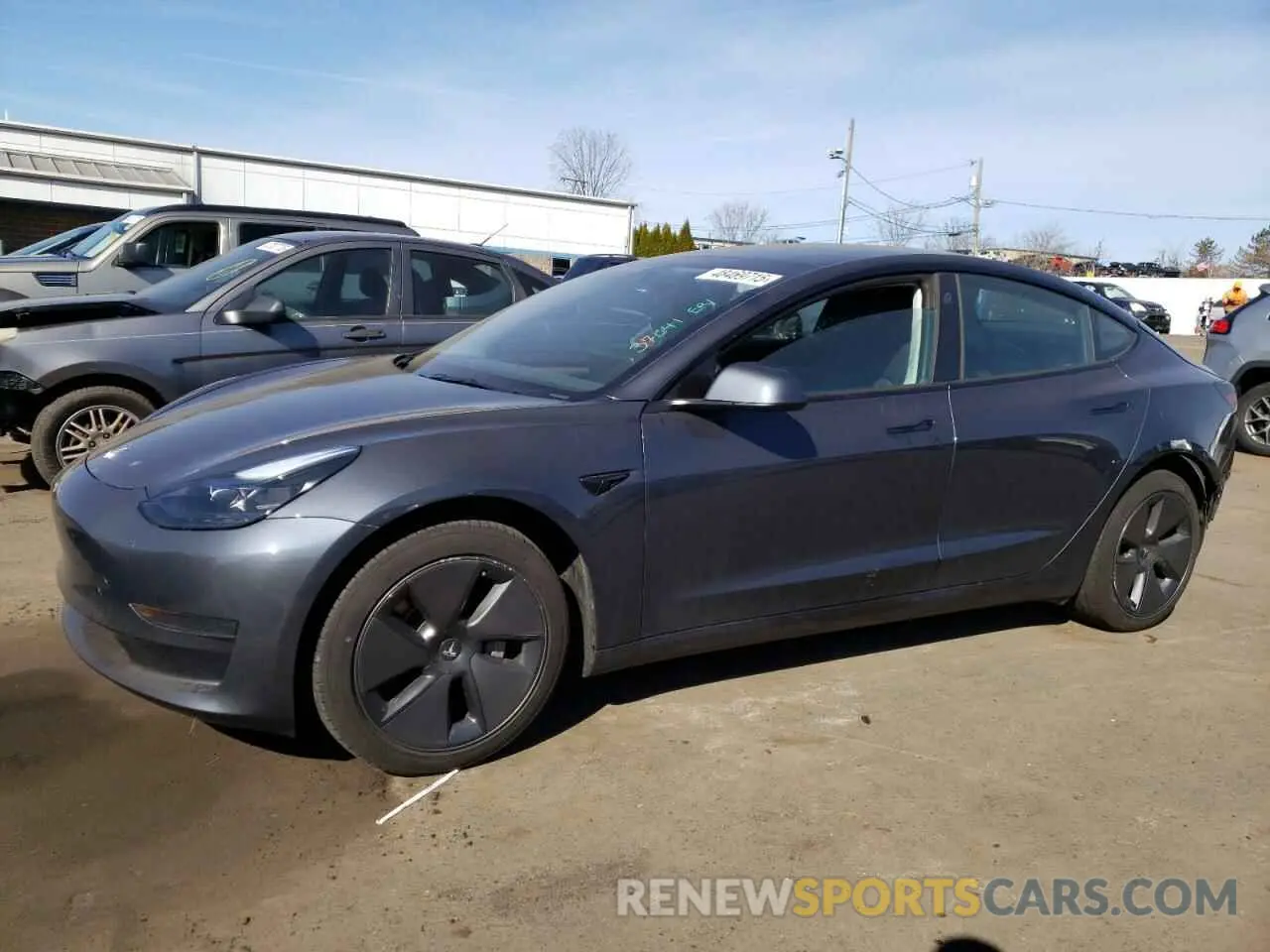 1 Photograph of a damaged car 5YJ3E1EA8PF638756 TESLA MODEL 3 2023