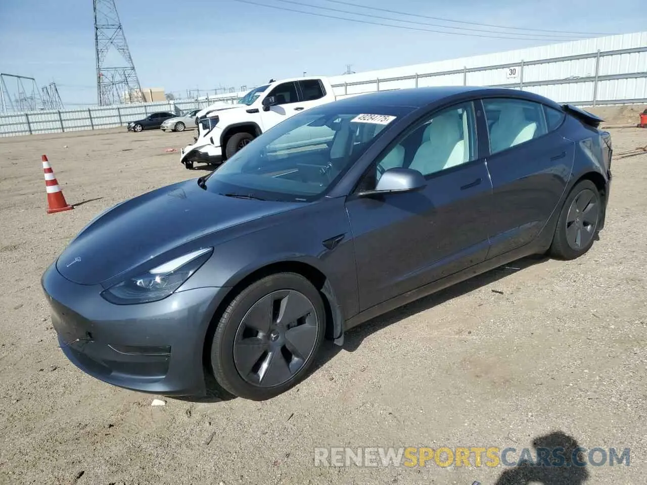 1 Фотография поврежденного автомобиля 5YJ3E1EA8PF648073 TESLA MODEL 3 2023