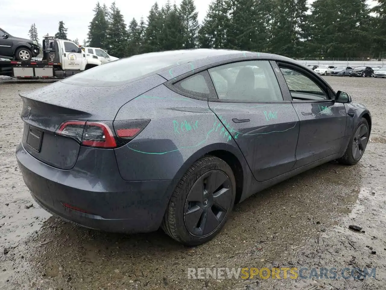 3 Фотография поврежденного автомобиля 5YJ3E1EA8PF664676 TESLA MODEL 3 2023