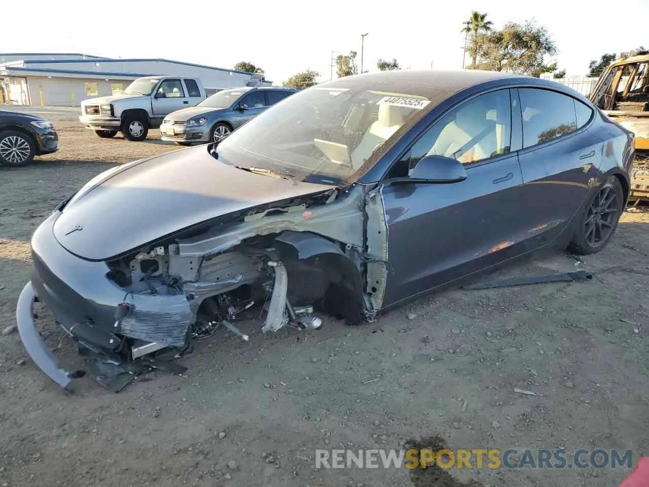 1 Фотография поврежденного автомобиля 5YJ3E1EA8PF682806 TESLA MODEL 3 2023