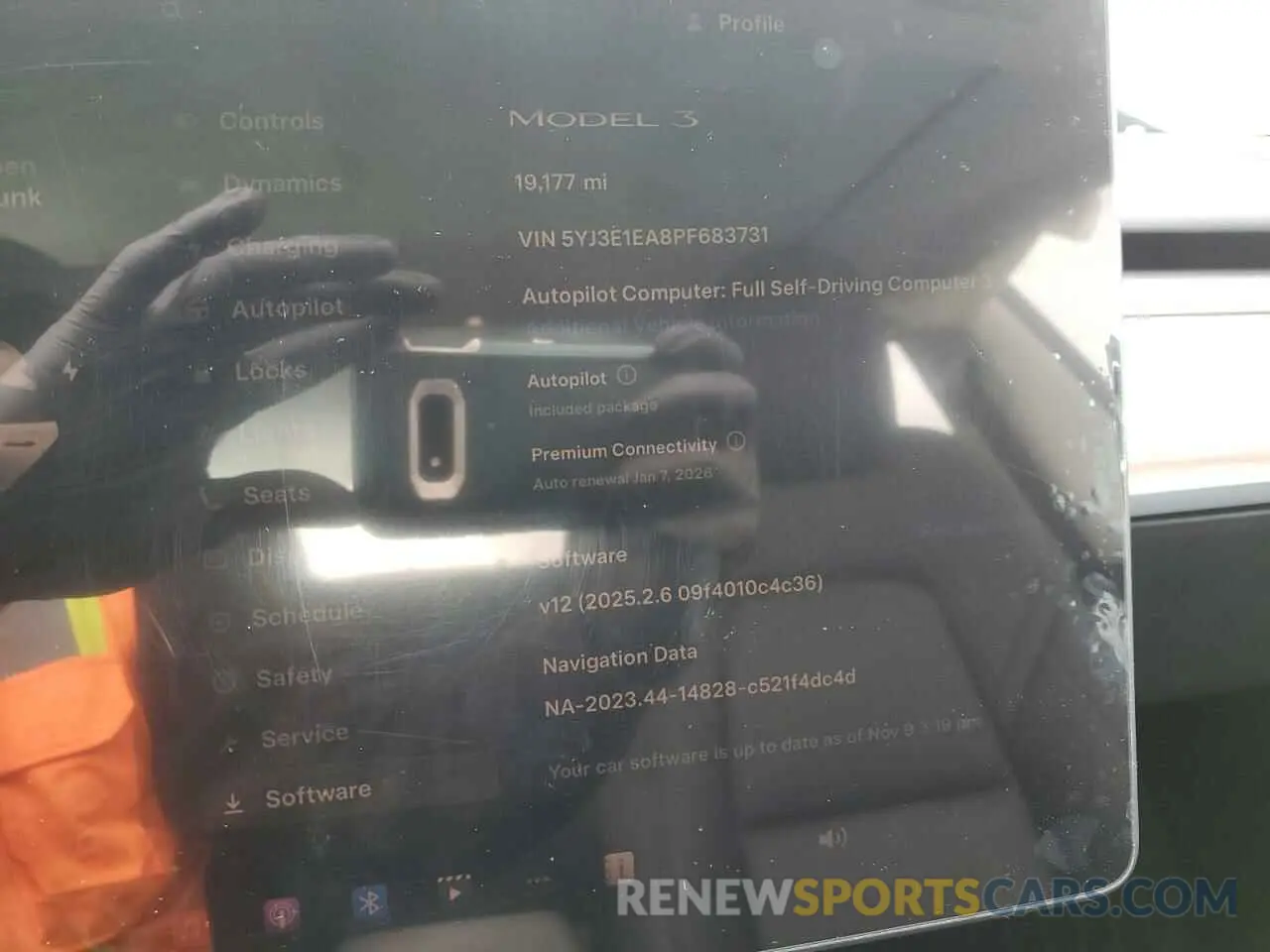 9 Photograph of a damaged car 5YJ3E1EA8PF683731 TESLA MODEL 3 2023