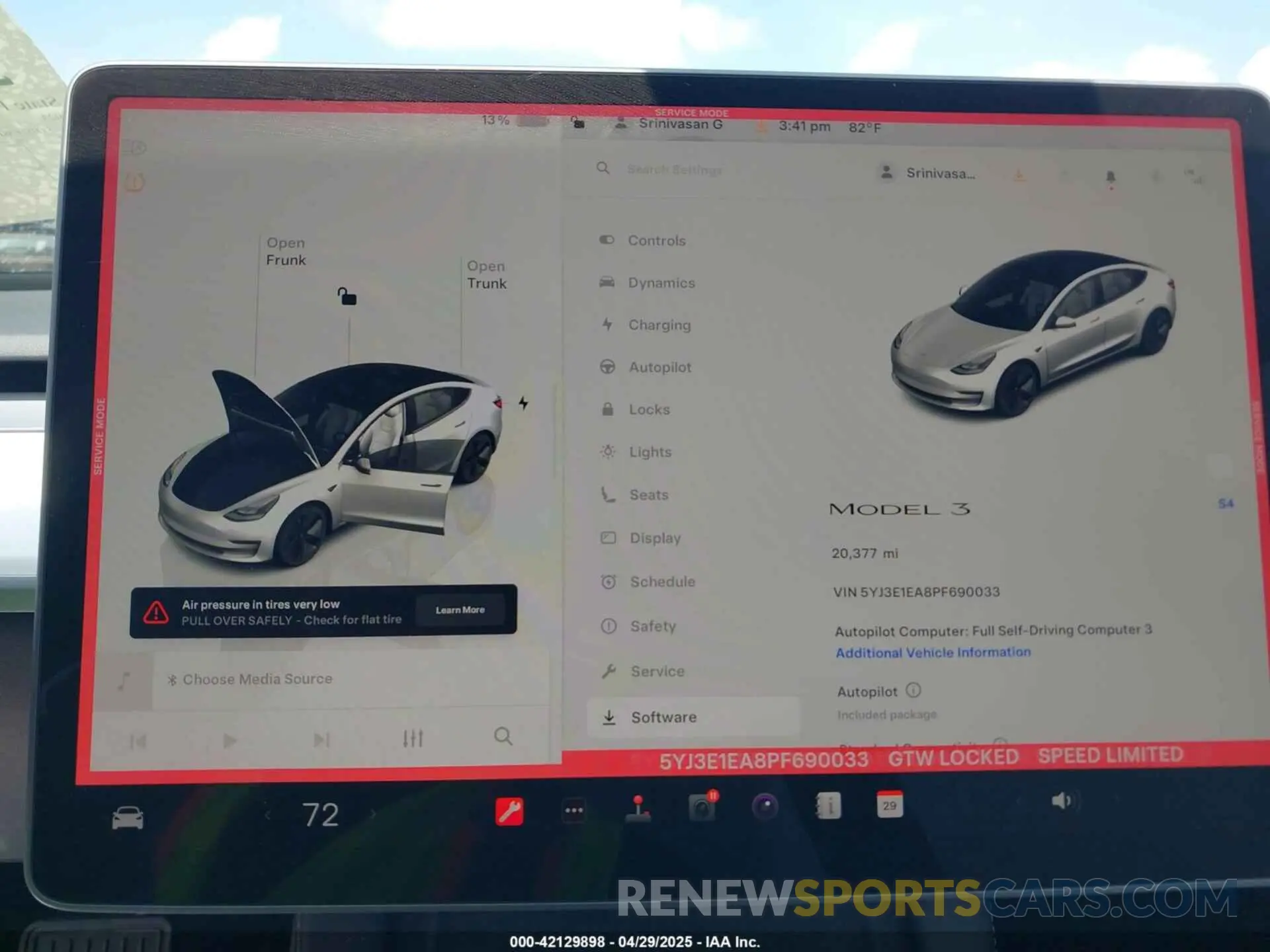 7 Фотография поврежденного автомобиля 5YJ3E1EA8PF690033 TESLA MODEL 3 2023
