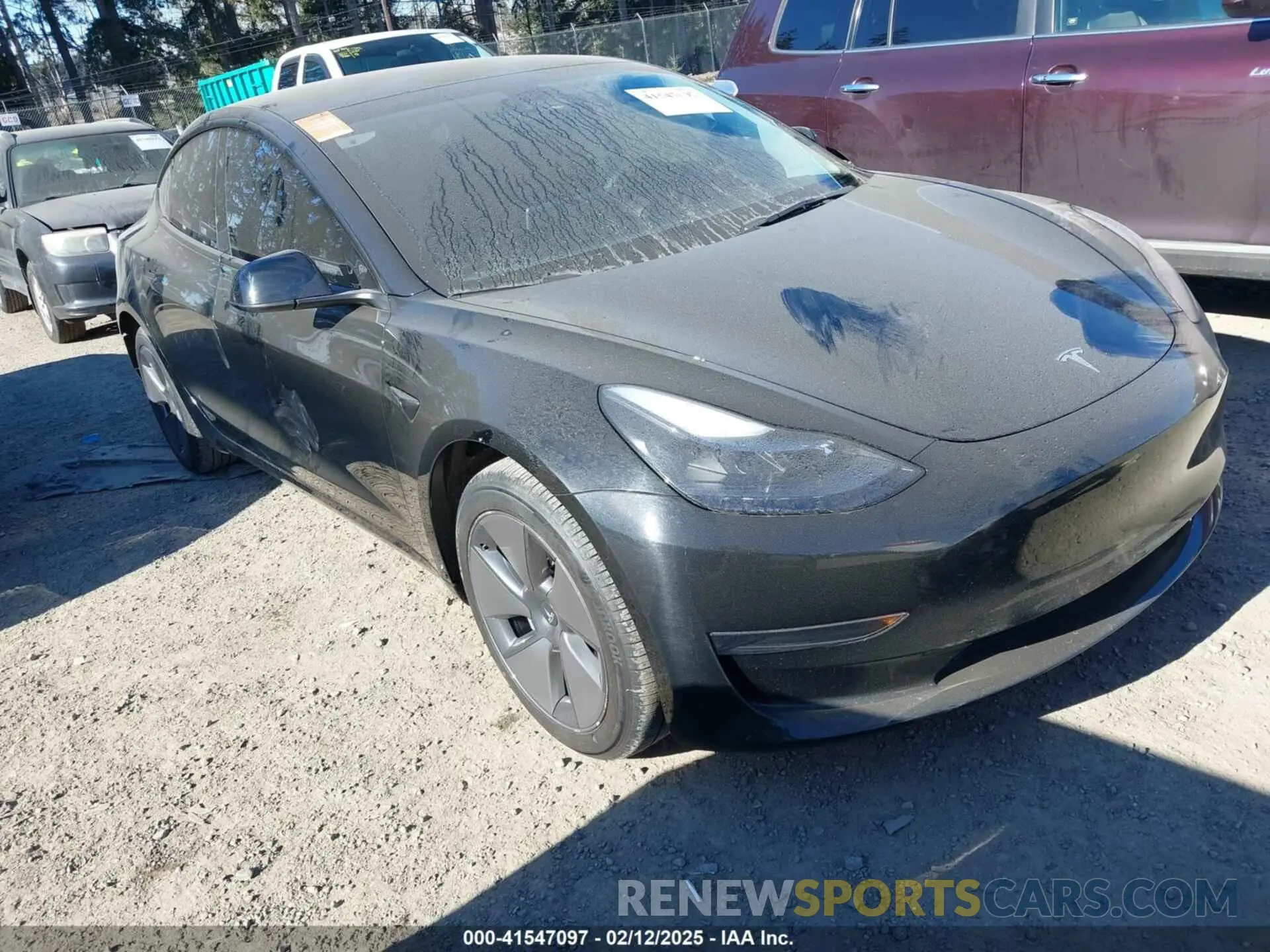 1 Photograph of a damaged car 5YJ3E1EA8PF711964 TESLA MODEL 3 2023