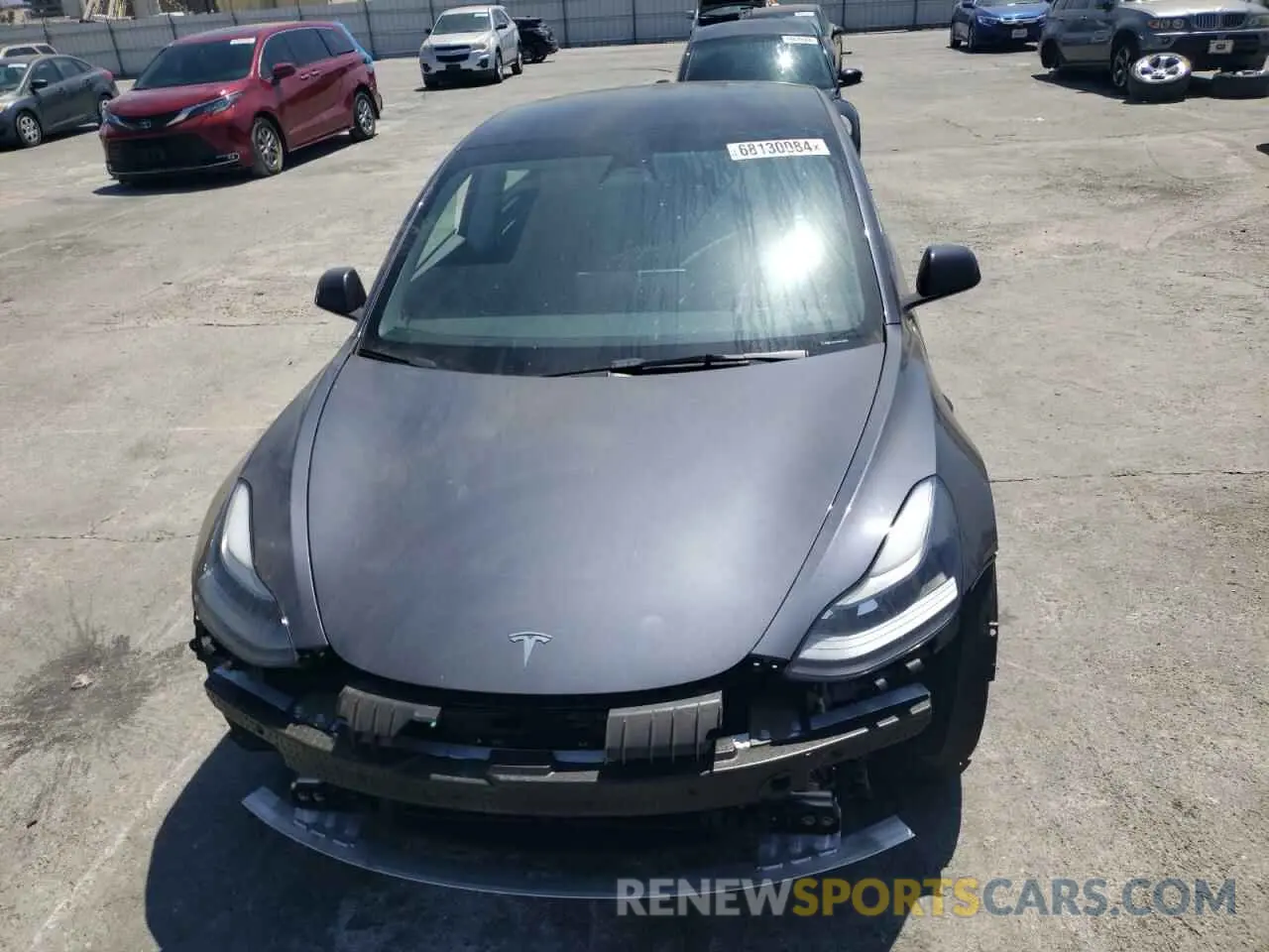 5 Фотография поврежденного автомобиля 5YJ3E1EA9PF382496 TESLA MODEL 3 2023