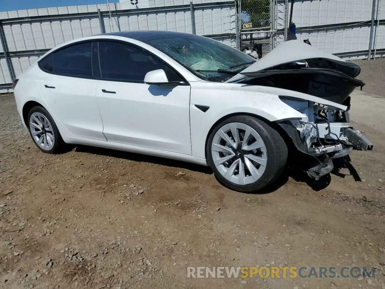 4 Photograph of a damaged car 5YJ3E1EA9PF383213 TESLA MODEL 3 2023