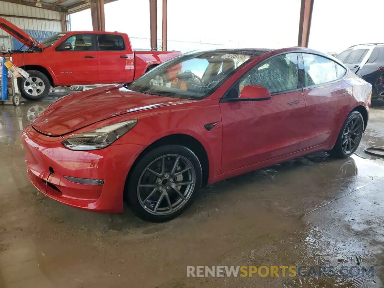 1 Photograph of a damaged car 5YJ3E1EA9PF403671 TESLA MODEL 3 2023