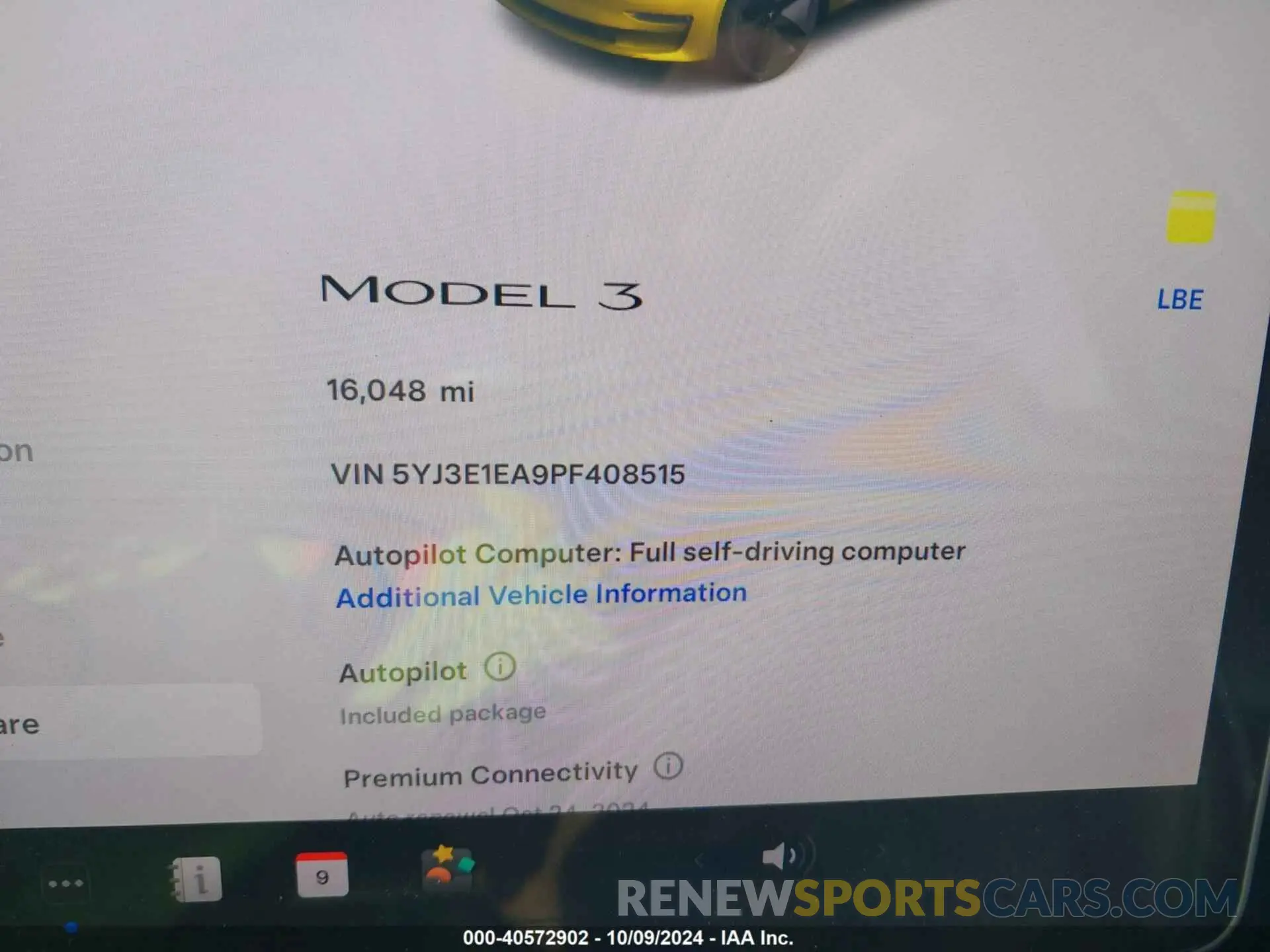 7 Фотография поврежденного автомобиля 5YJ3E1EA9PF408515 TESLA MODEL 3 2023