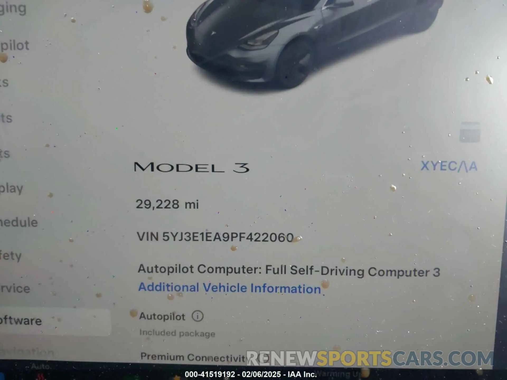14 Photograph of a damaged car 5YJ3E1EA9PF422060 TESLA MODEL 3 2023