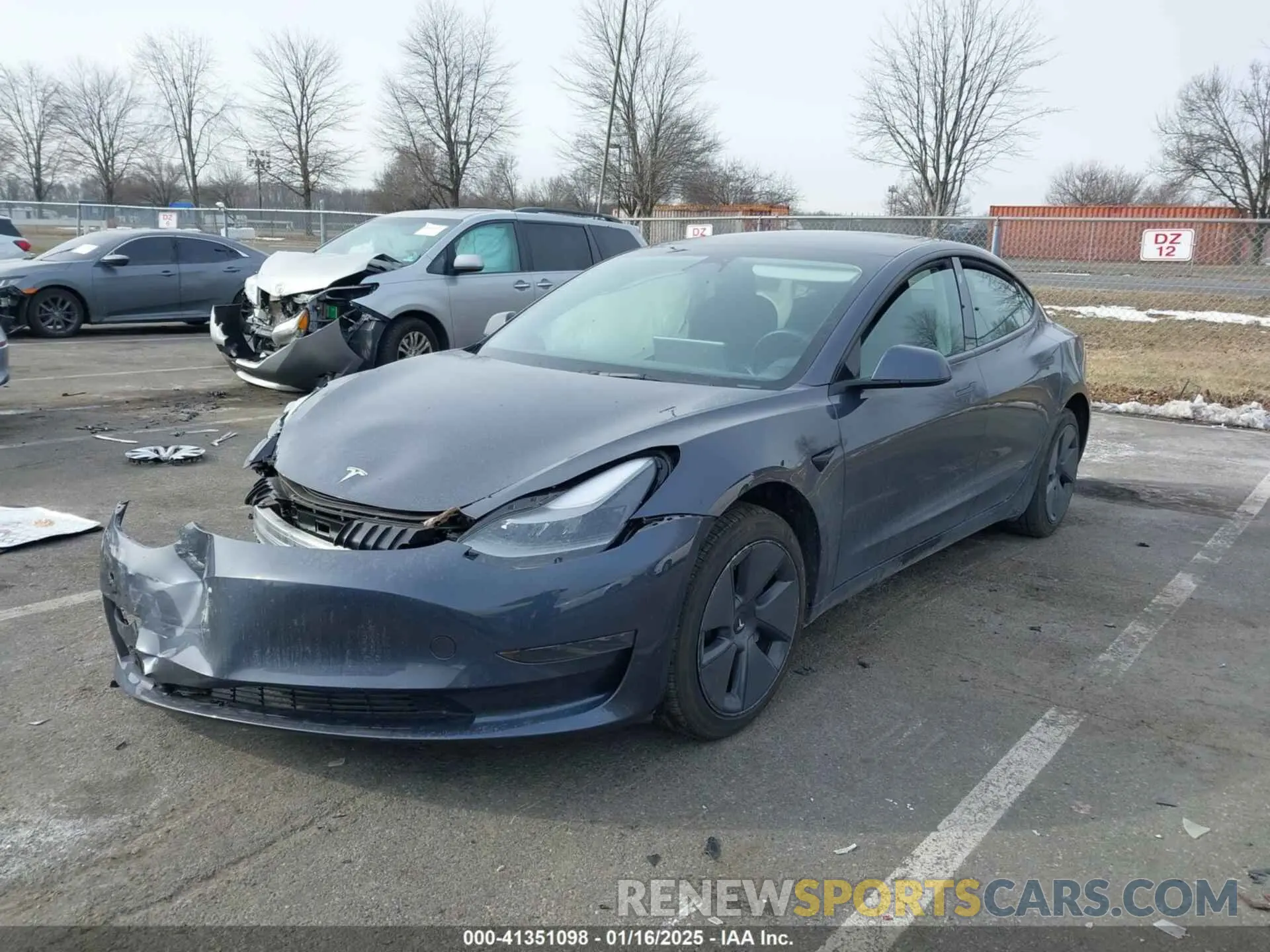 2 Фотография поврежденного автомобиля 5YJ3E1EA9PF426173 TESLA MODEL 3 2023
