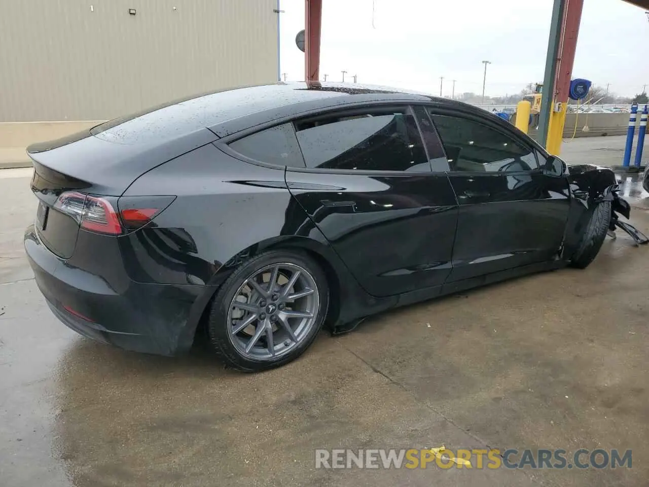 3 Photograph of a damaged car 5YJ3E1EA9PF435598 TESLA MODEL 3 2023
