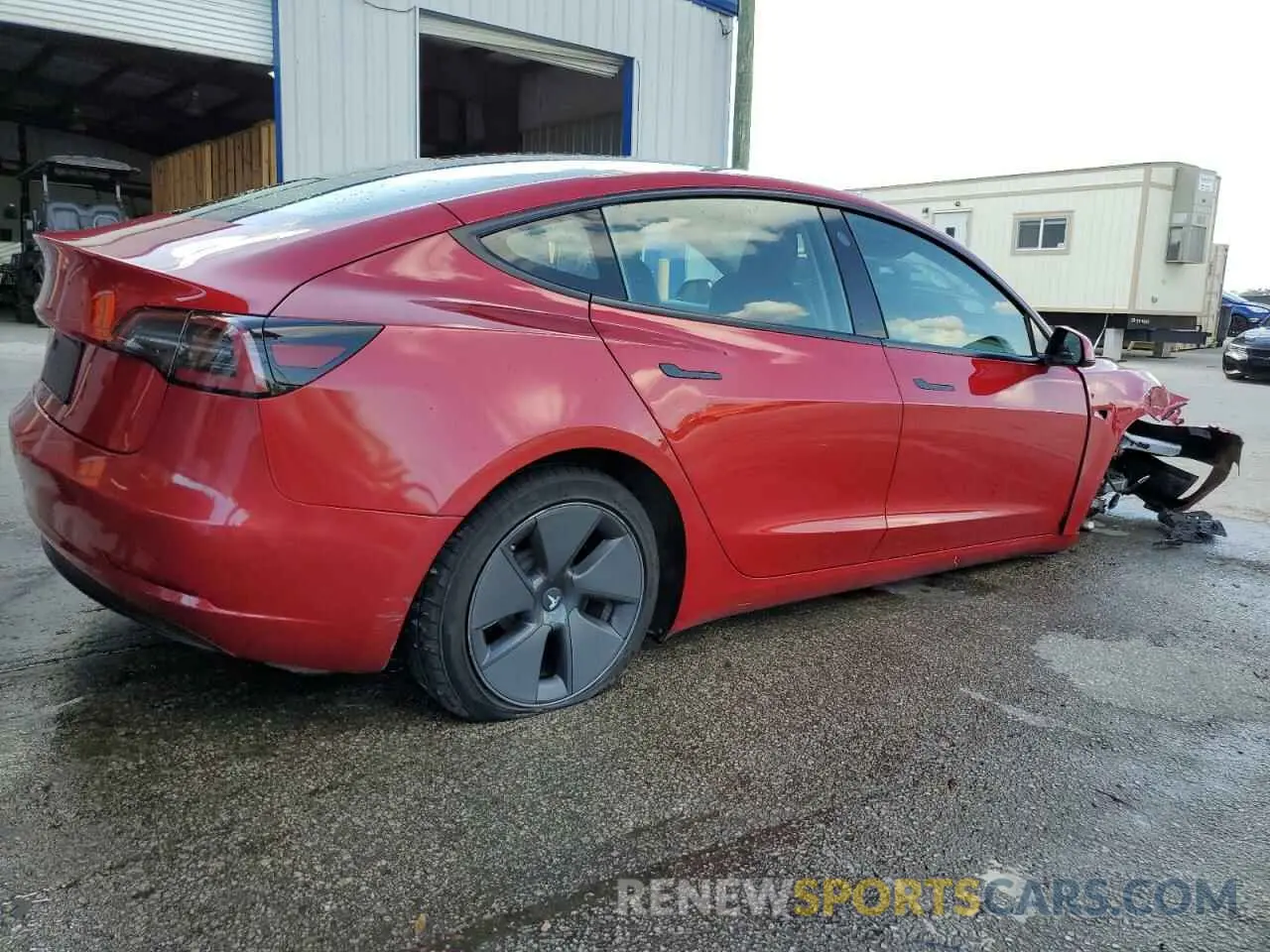 3 Photograph of a damaged car 5YJ3E1EA9PF447427 TESLA MODEL 3 2023