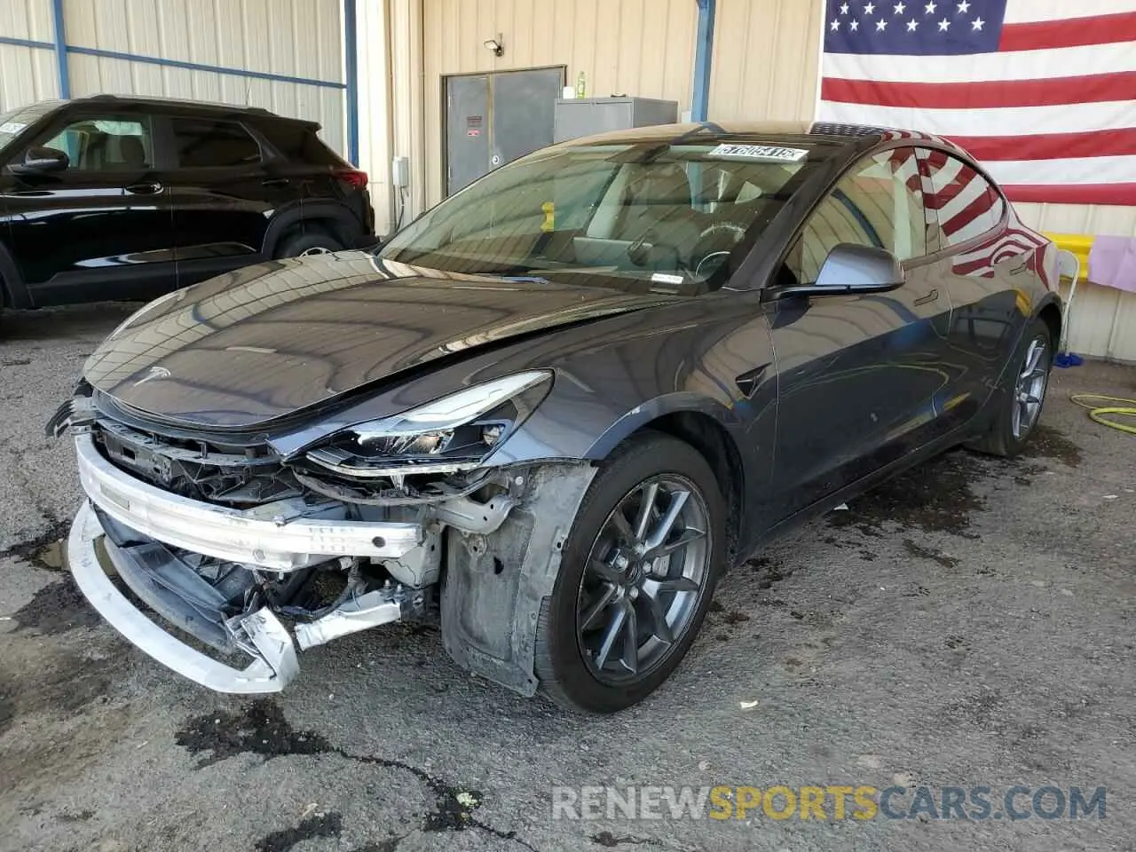 1 Фотография поврежденного автомобиля 5YJ3E1EA9PF451039 TESLA MODEL 3 2023