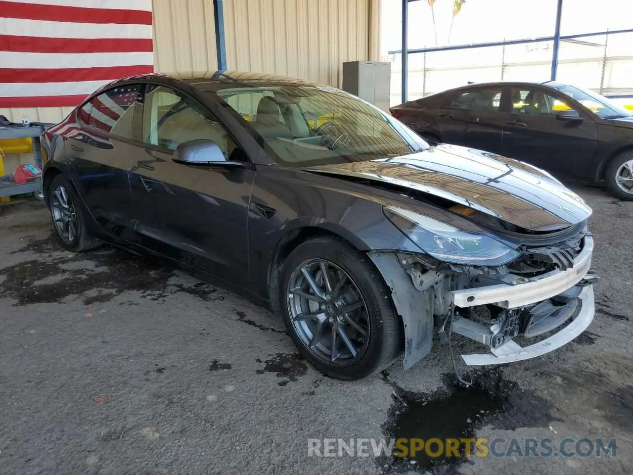 4 Фотография поврежденного автомобиля 5YJ3E1EA9PF451039 TESLA MODEL 3 2023
