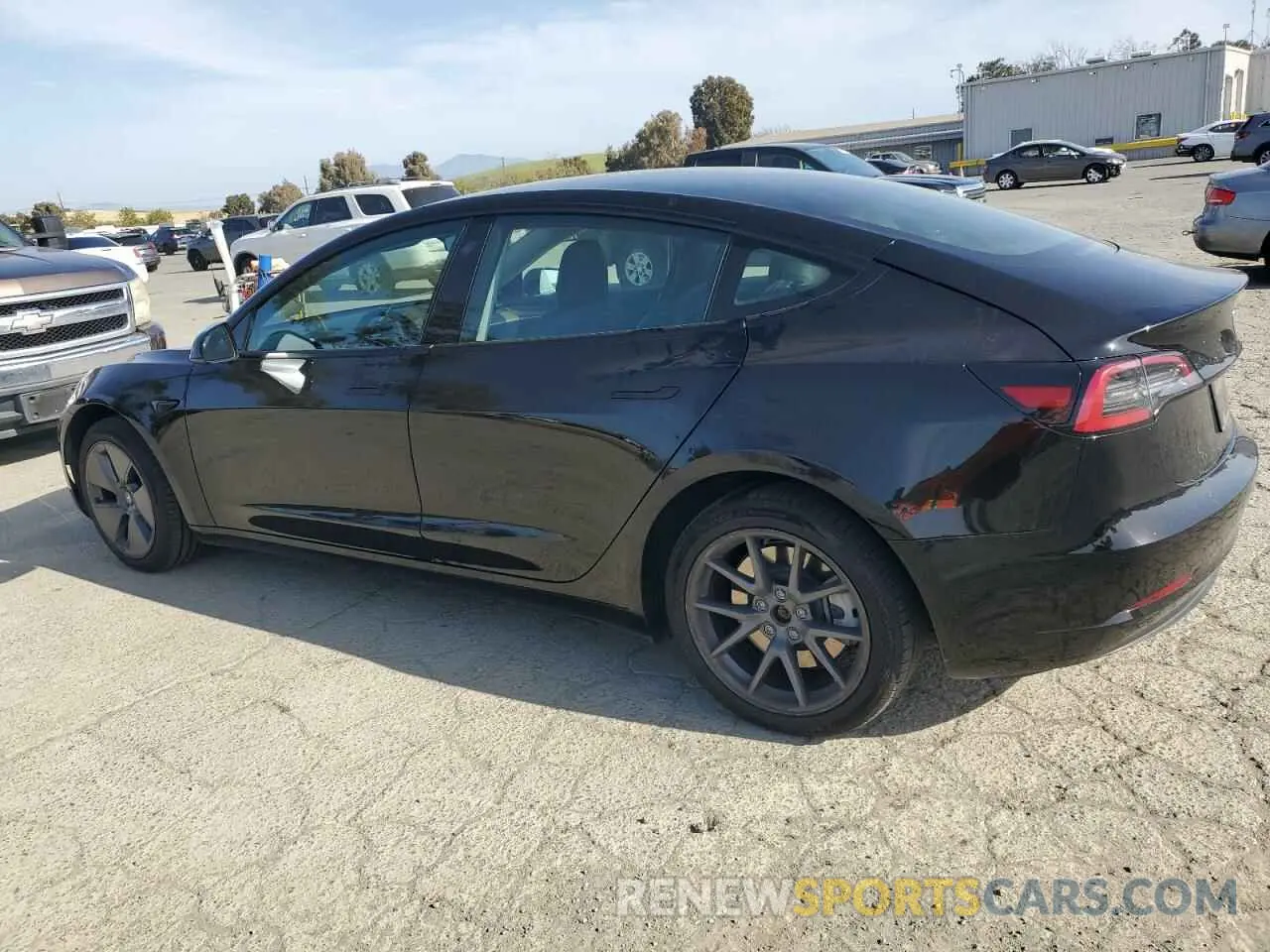 2 Фотография поврежденного автомобиля 5YJ3E1EA9PF453406 TESLA MODEL 3 2023