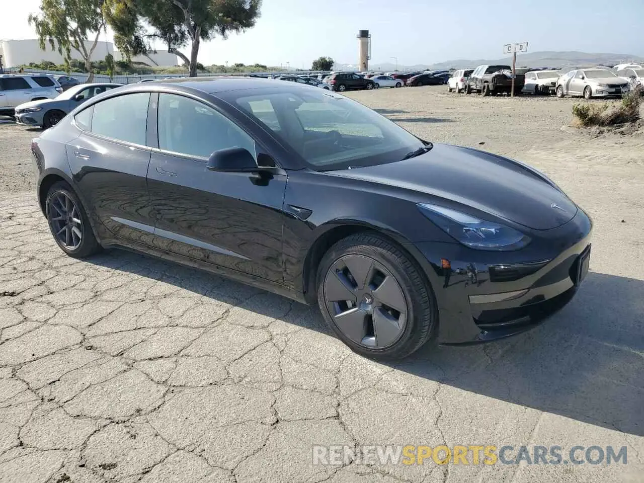 4 Фотография поврежденного автомобиля 5YJ3E1EA9PF453406 TESLA MODEL 3 2023