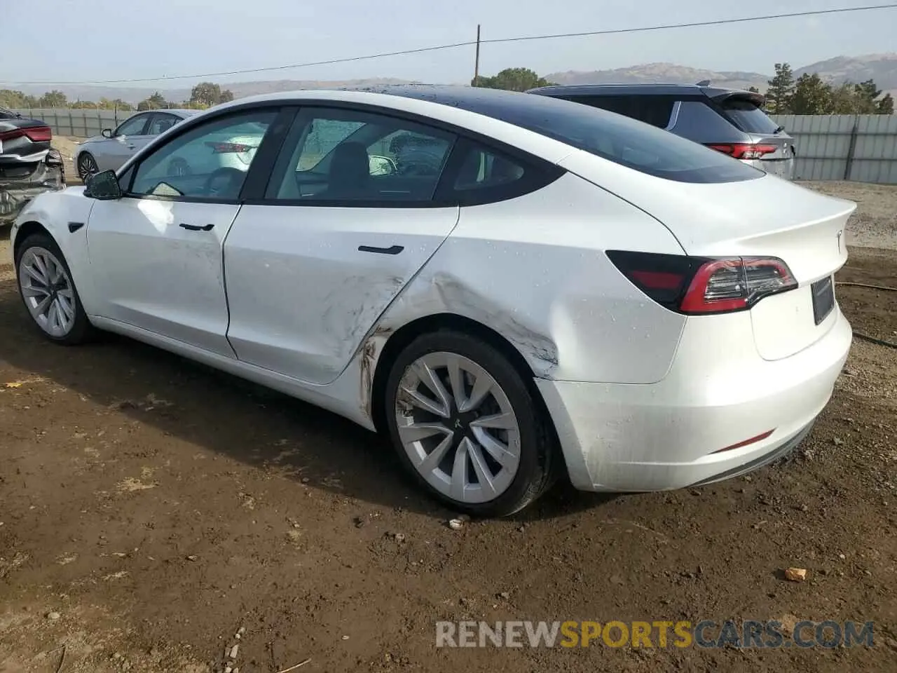 2 Photograph of a damaged car 5YJ3E1EA9PF459657 TESLA MODEL 3 2023