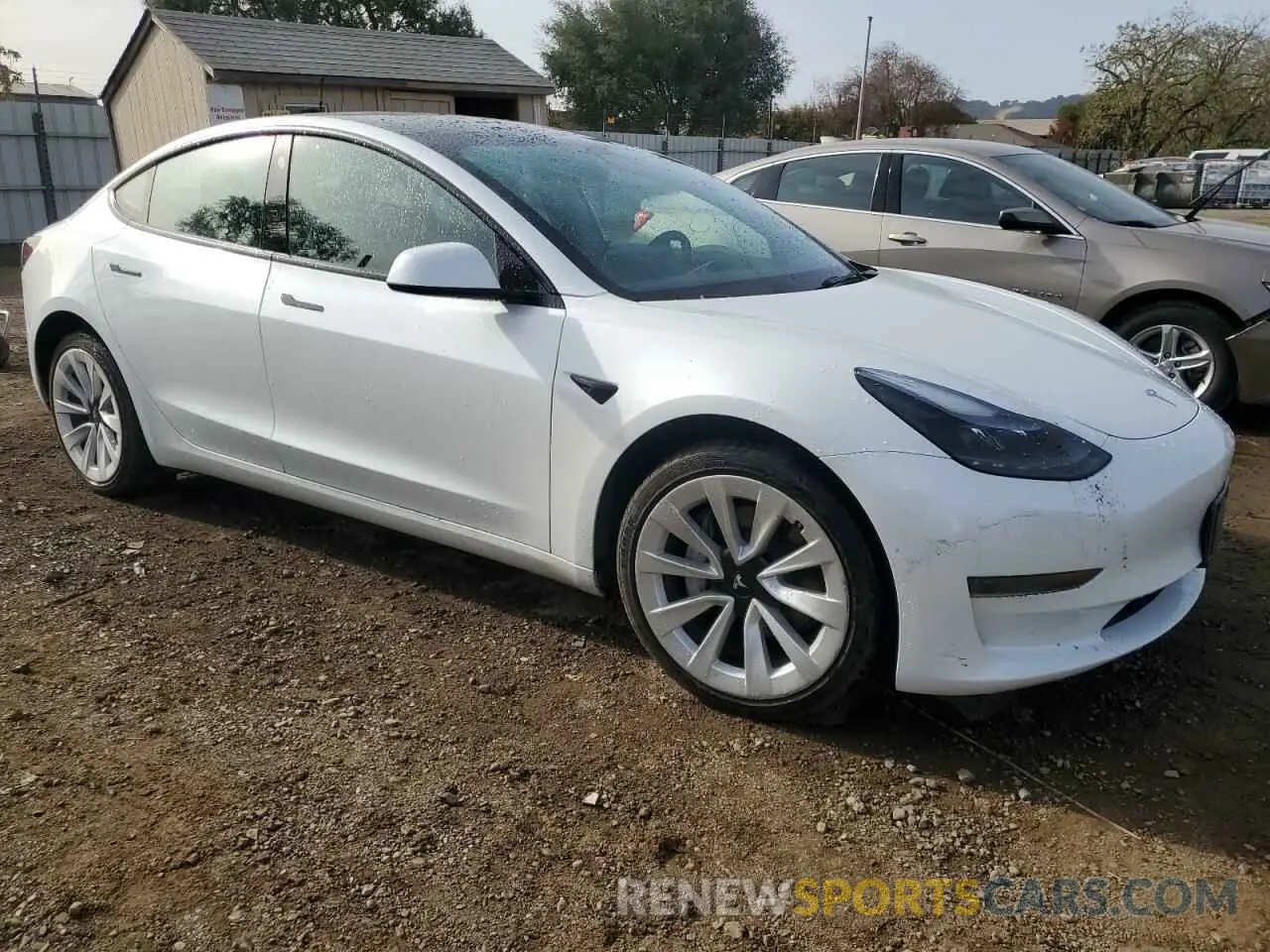 4 Photograph of a damaged car 5YJ3E1EA9PF459657 TESLA MODEL 3 2023
