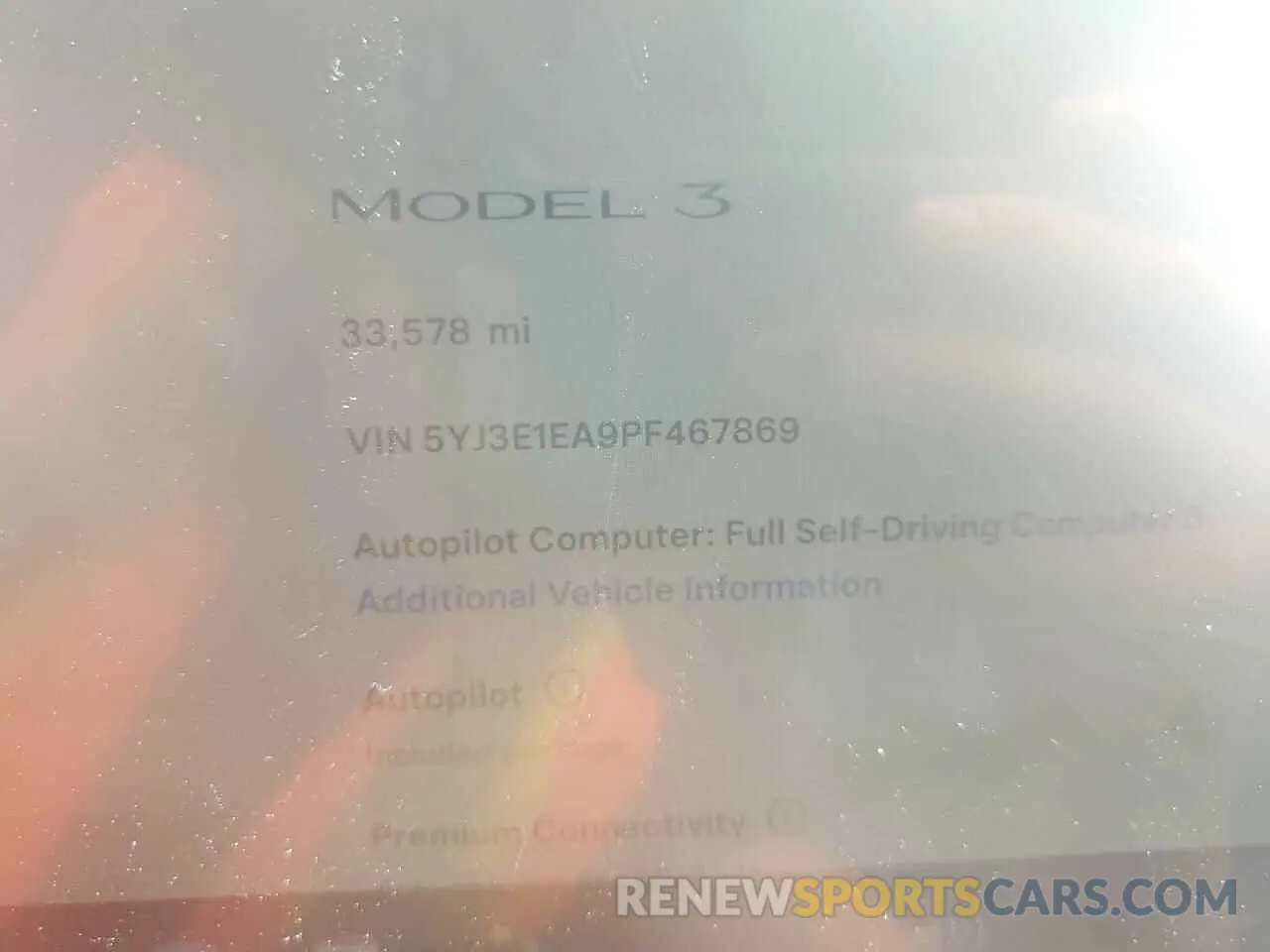 9 Фотография поврежденного автомобиля 5YJ3E1EA9PF467869 TESLA MODEL 3 2023