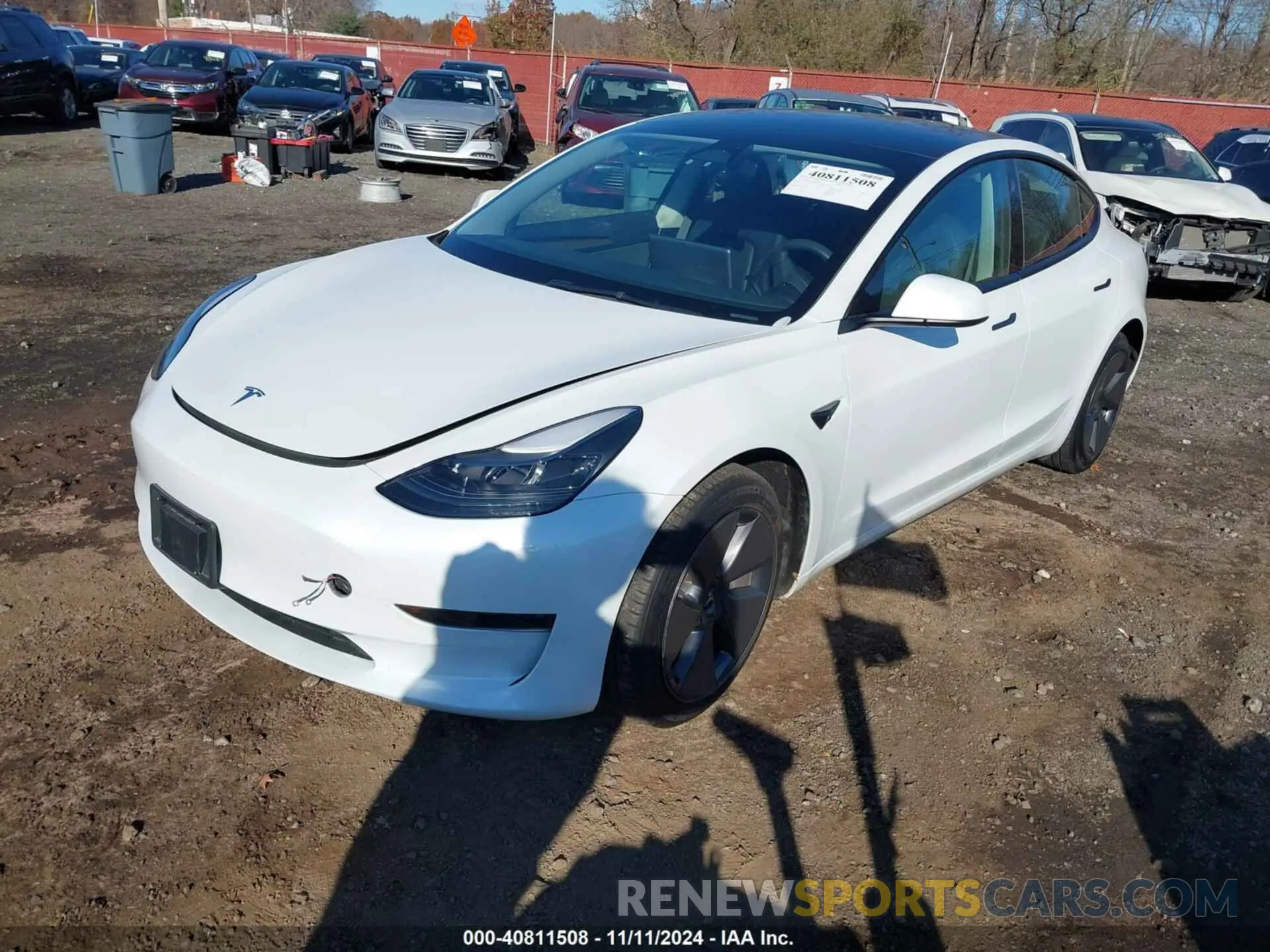 2 Photograph of a damaged car 5YJ3E1EA9PF489547 TESLA MODEL 3 2023