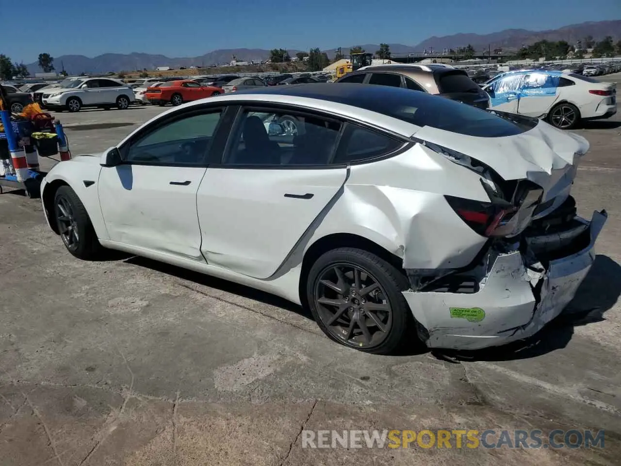 2 Photograph of a damaged car 5YJ3E1EA9PF491315 TESLA MODEL 3 2023