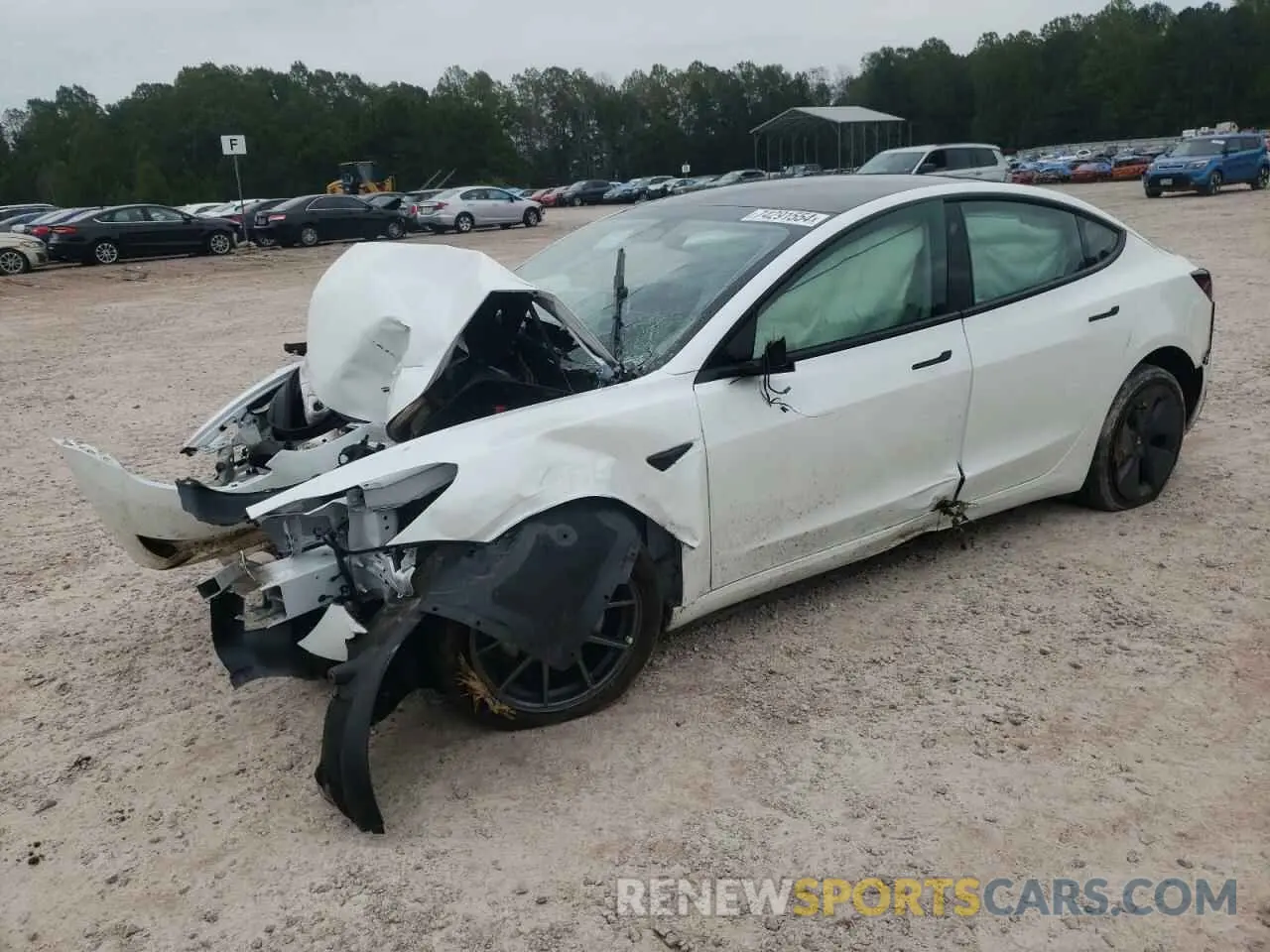 1 Photograph of a damaged car 5YJ3E1EA9PF498300 TESLA MODEL 3 2023
