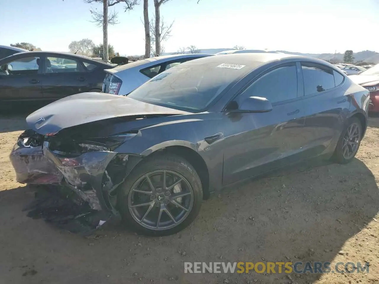 1 Photograph of a damaged car 5YJ3E1EA9PF514480 TESLA MODEL 3 2023