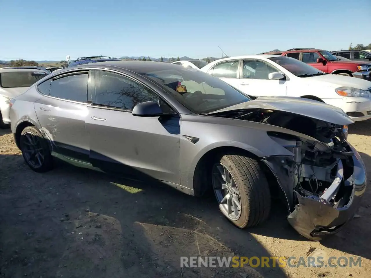 4 Photograph of a damaged car 5YJ3E1EA9PF514480 TESLA MODEL 3 2023