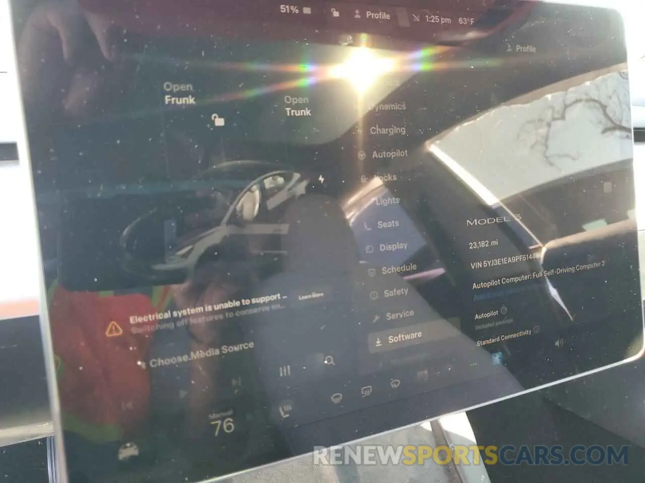 9 Photograph of a damaged car 5YJ3E1EA9PF514480 TESLA MODEL 3 2023