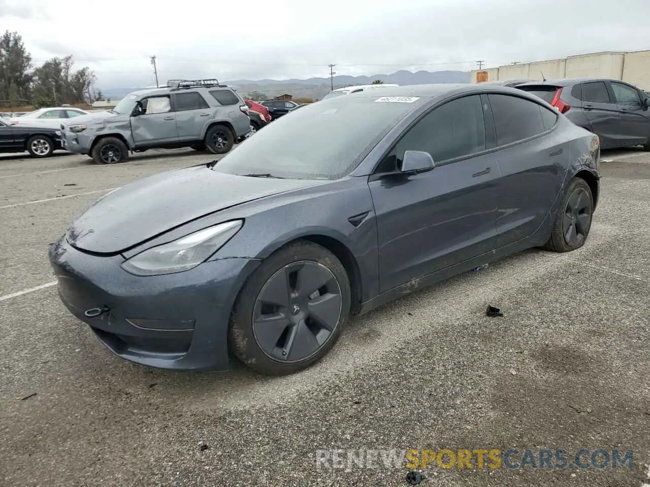 1 Photograph of a damaged car 5YJ3E1EA9PF543672 TESLA MODEL 3 2023