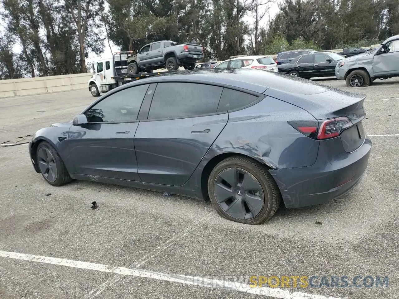 2 Photograph of a damaged car 5YJ3E1EA9PF543672 TESLA MODEL 3 2023