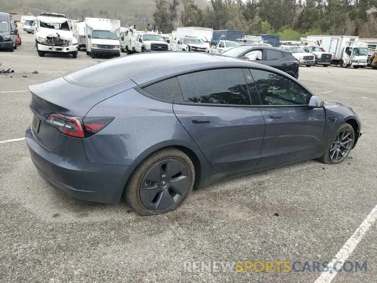 3 Photograph of a damaged car 5YJ3E1EA9PF543672 TESLA MODEL 3 2023