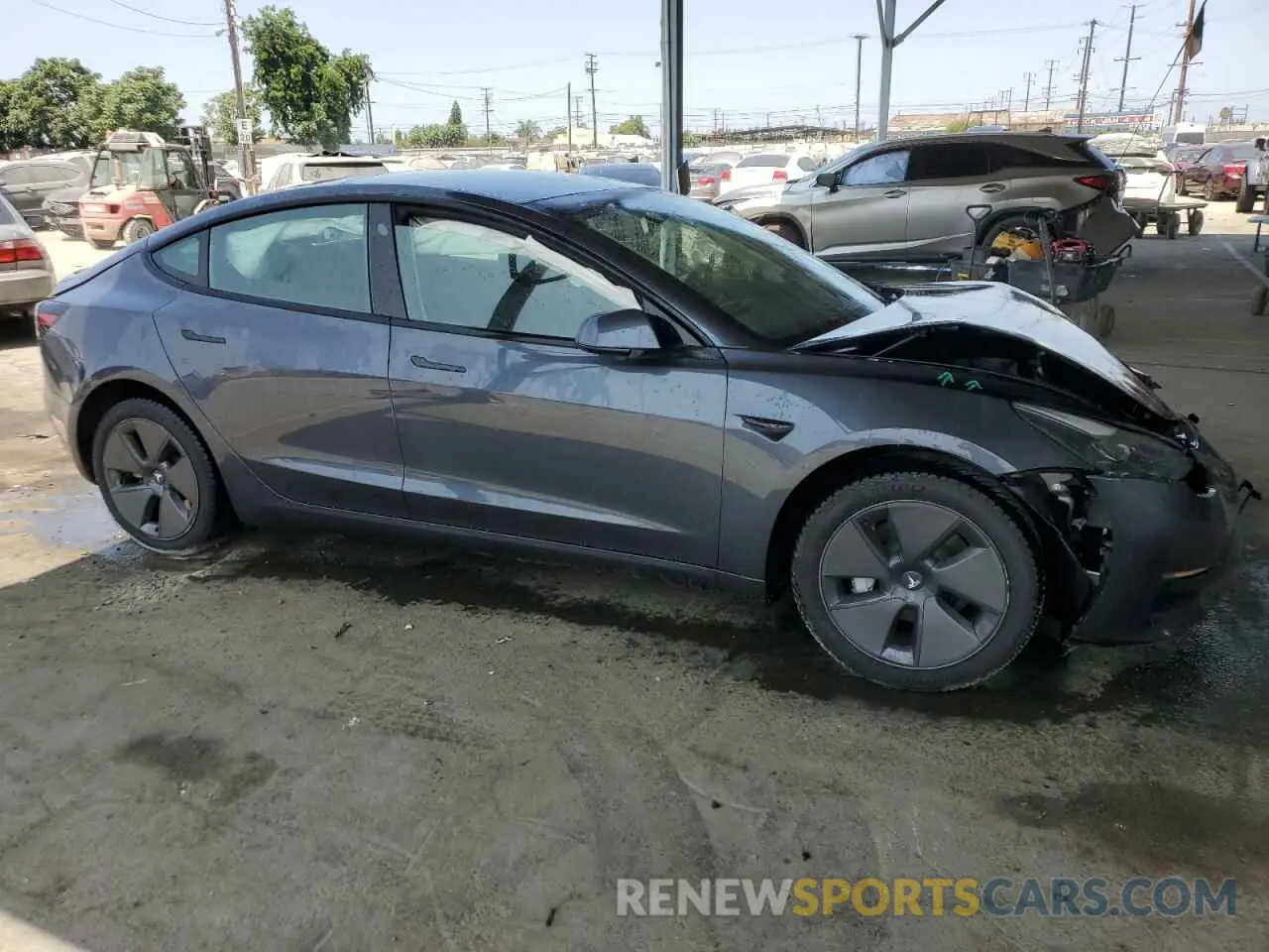 4 Фотография поврежденного автомобиля 5YJ3E1EA9PF544790 TESLA MODEL 3 2023